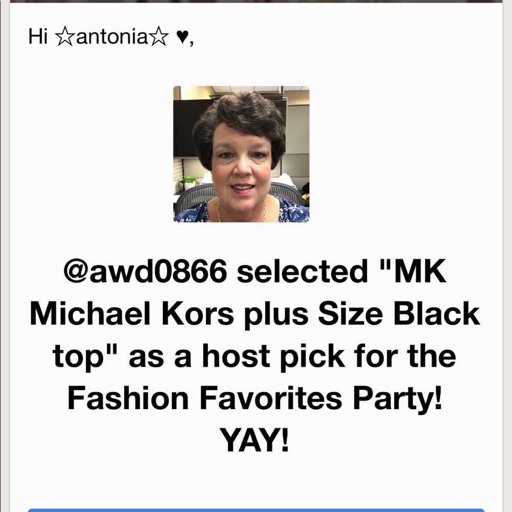 🅷🅾🆂🆃 🅿🅸🅲🅺 Michael Kors plus Size Black top - Picture 3 of 4